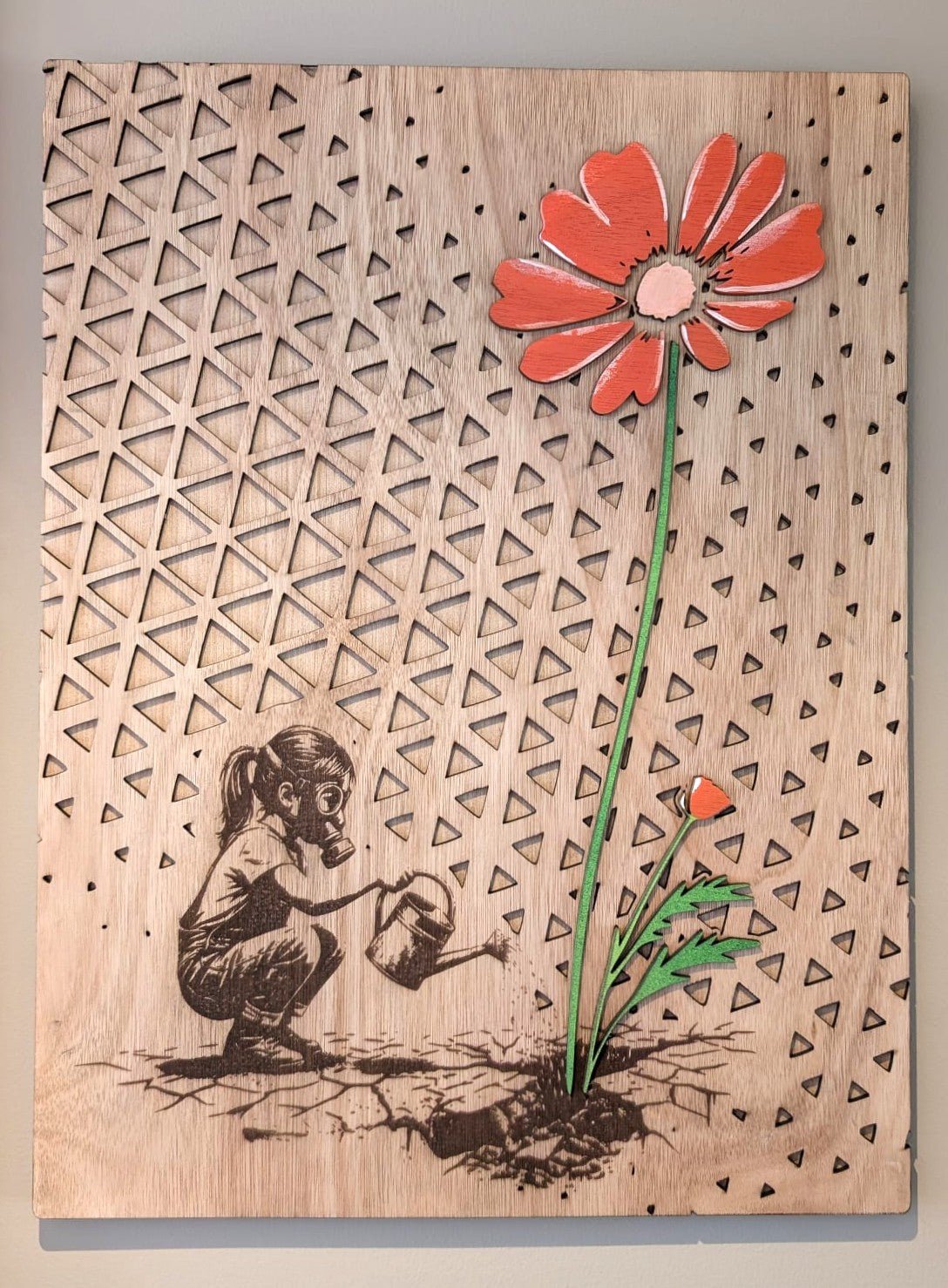 Gelaagde wallart: Nourish & Hope Remains - Vilewoods