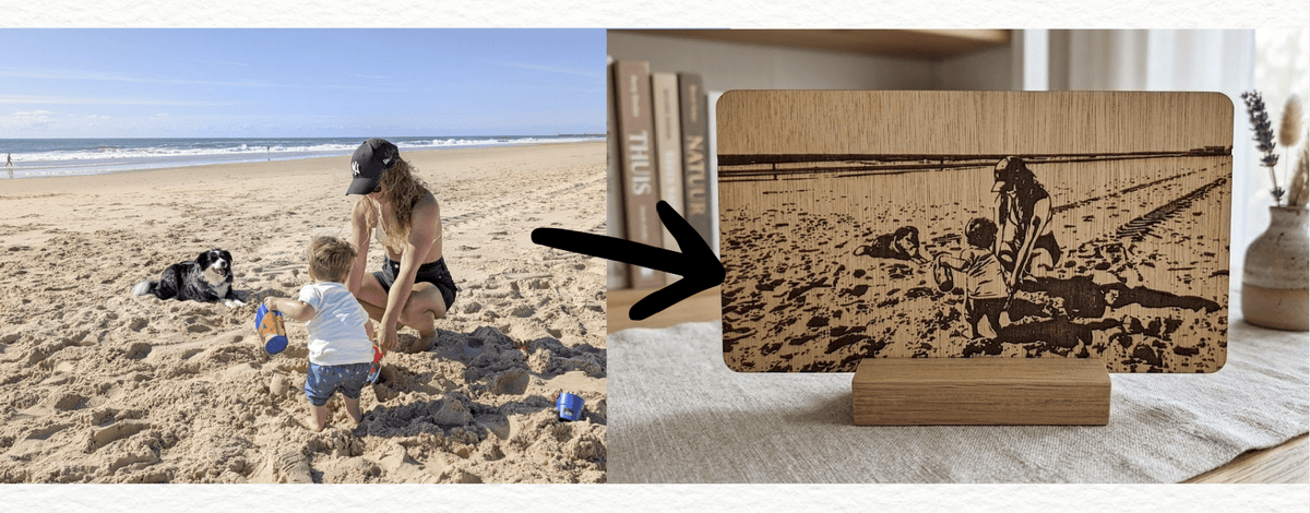 Gepersonaliseerde Foto op Hout (Stencil Art) - Vilewoods